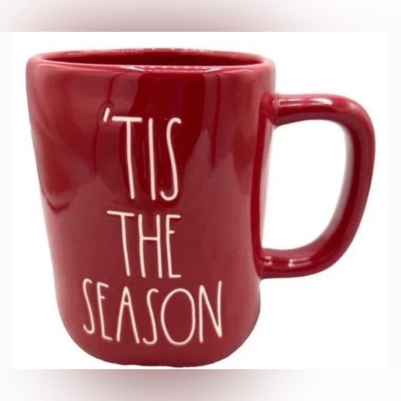 Rae Dunn Other - Rae Dunn Artisan Collection Mug / Cup by Magenta "Tis The Season” Red